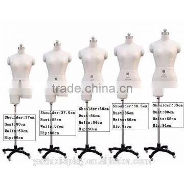 2016 hot sale sewing mannequins female dummy woman for dressmaker design