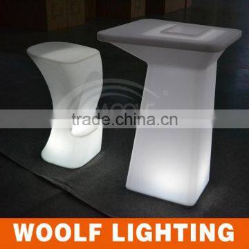 CE and Rohs Cert KTV Nightclub Illuminated RBG LED High Chair photo-2