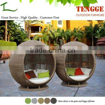 YH8171 Outdoor garden furniture round shape rattan house