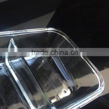 1L Hi-borosilicate Square Glass School Bento Lunch Box Leakproof photo-4