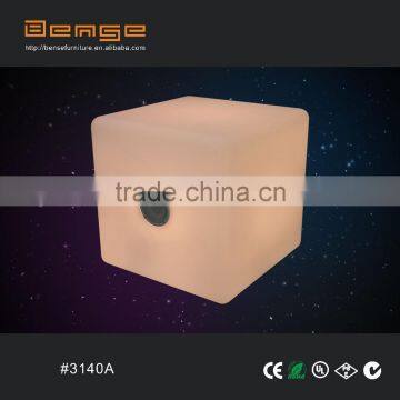 Portable Creative IP65 Rechargeable Music Stage Sound Concert Party Bar Club Garden Home LED Plastic Cube Chair Speaker photo-3