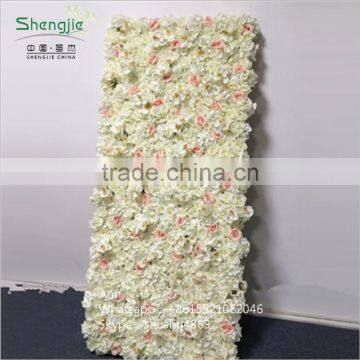 SAST-70026 High quality orchid hydrangea artificial flower wall for wedding