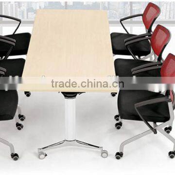 Quality Modern Simple Folding Movable Conference Table Tradining Table photo-2