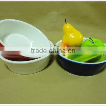 Food Safe and Microwave Safe Round Shape Ceramic Bowl photo-2