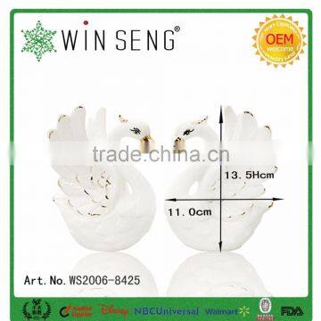Ceramic Swan for Home Decoration Ceramic Animal Figurine photo-3