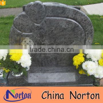 Beautiful design cheap granite heart shaped tombstone NTGT-440A