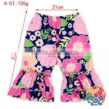 2017 Summer Boutique Clothing Set Ruffle Top And Shorts Two Pieces Girls Outfits photo-3