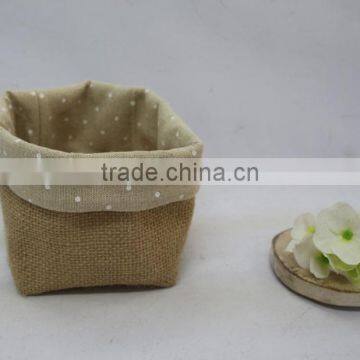 DIY Burlap Flower Bag for Garden photo-2