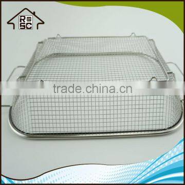 NBRSC Reliable Company Stainless Steel Mesh Roasting Frying Pan Grill Basket photo-6