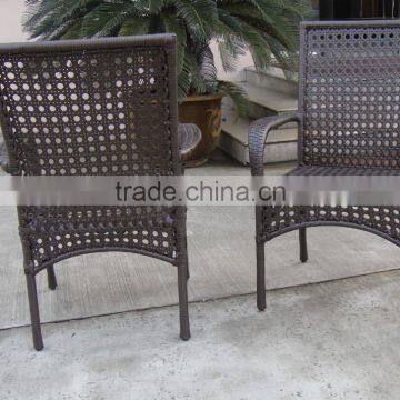 Breathable Outdoor Furniture Round Rattan Table and 4 Chairs Dining Set photo-6