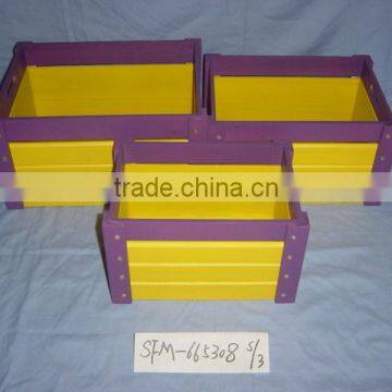 High Quality Wooden Receive Magazine Basket photo-2