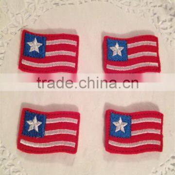 Hot sell United States of America Flag mini felt applique made in China