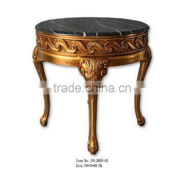 Baroque Style Round Table With Marble Top photo-6