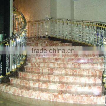 crystal indoor spiral staircase