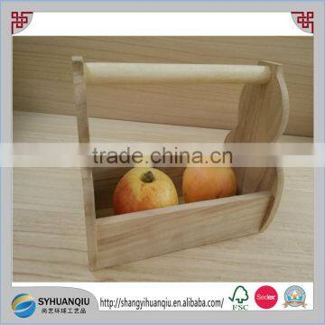 Alibaba Audit Factory sell Paulownia Wooden apple caddy box