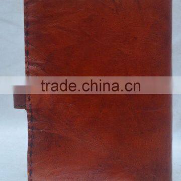 Handmade Vintage Plain Soft Leather Diary With Belt photo-2