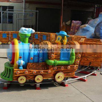 2017for kids ride on Newest style jungle theme park entertaining electric train LT-6060A