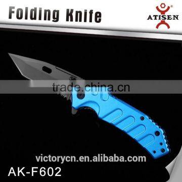 3cr13 Blade Aluminum Handle Combination Folding Knife photo-3
