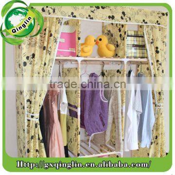 Latest Buy Furniture Online Wardrobe Shoe Storage Wood Closet photo-4
