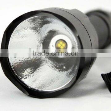 Shenzhen Cree UF-C8 900 lumen.Aluminum Swat 9w led flashlight 5-modes