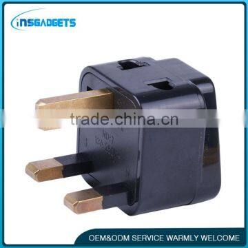 UK 3 Flat Pins 13A 250V AC Universal Accessory 2 Sockets Electrical Power Plug WDI-7 photo-2