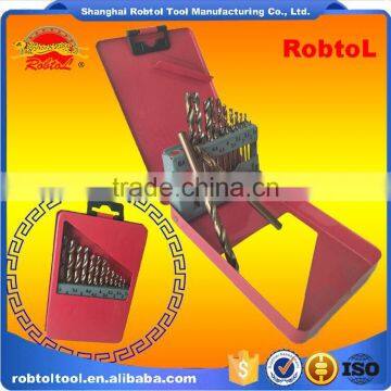 13pcs Nano Titanium Coating Straight Shank Hss Twist Drill Bits Set Cobalt Fully Ground Bright Finish Drilling Metal Forged photo-6