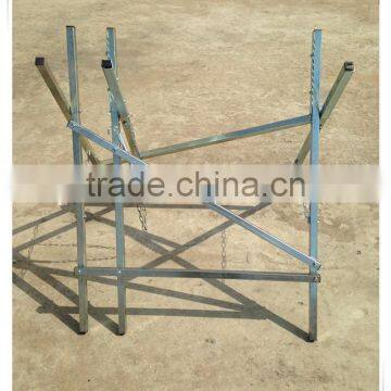 Heavy Duty METAL Steel Adjustable Wood CHAINSAW Sawhorse Log Saw Horse With Serrated Grip photo-2