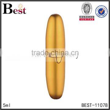 Cosmetic China 4ml Golden Sluminum Outer Pen Fragrance Perfume Glass Bottle Pen Perfume Bottle Spray Hot Products photo-2