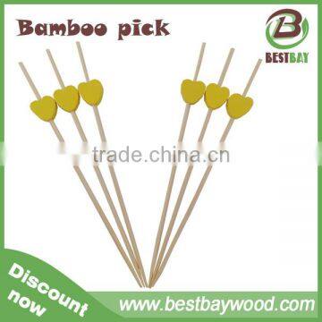 Chistmas Party Cocktail Decoration Heart-shaped Bamboo Skewers,bamboo Skewers Wholesale photo-3