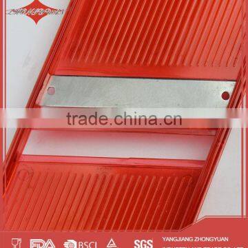 Red Stainless Steel Julienne Vegetable Peeler photo-4