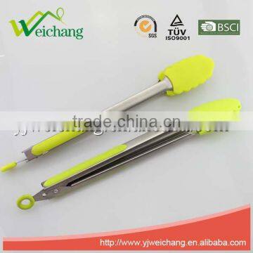 WCK10 Premium Comfort Stainless Steel Locking Kitchen Tongs Food Tong With Silicone Heads, Good Grip photo-3
