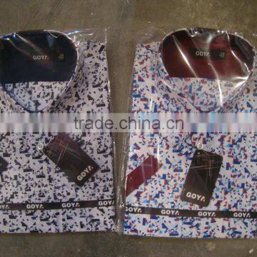 Men's Printed Shirt,peach Feeling,new Design---Factory