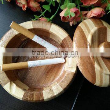 Bamboo Wood Smoking Accessory /custom Cigar Ashtray/car Ashtray