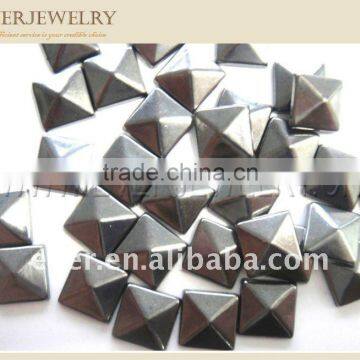 square hot fix metal stud,pyramid hot fix metal,pyramid square hot fix