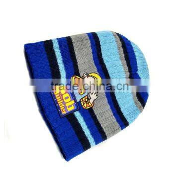 Custom Hip Hop Beanie Hat// Wholesale Your Design Logo Beanie Winter Cap/woven Label Knitted Cap photo-2
