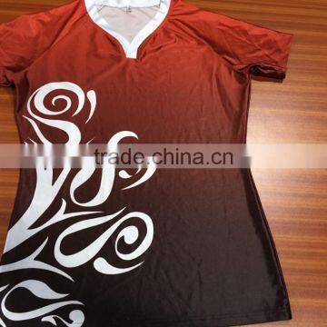 New Design Custom Team Stitching Rugby Jersey photo-2