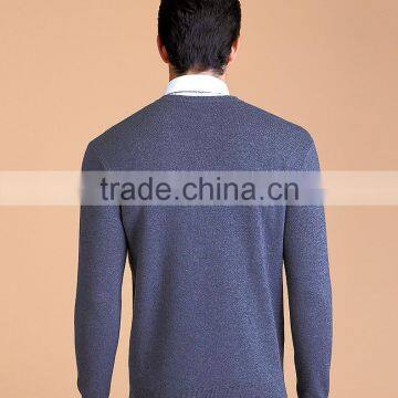 Wholesale Wool Knitting Yarn for V-neck Pullover Men Jersey ,wool Knitting Computer Machine Men Sweater Knitting Wool in Bulk photo-2