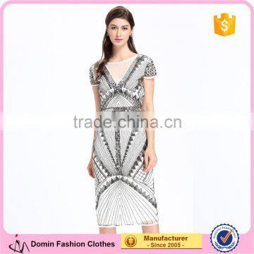 Domin fashion latest beading and sequin designs dress photos