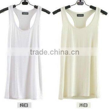 ladies blank tank tops modal fabric/good quality ladies tank top wholesale