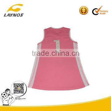 Best Quality Dry Fit Pink Camo Basketball Jersey photo-2
