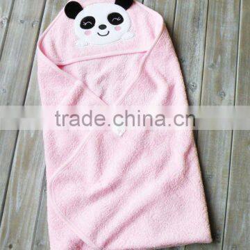 2011 summer mom and bab baby clothes 100% cotton hooded embroider towel