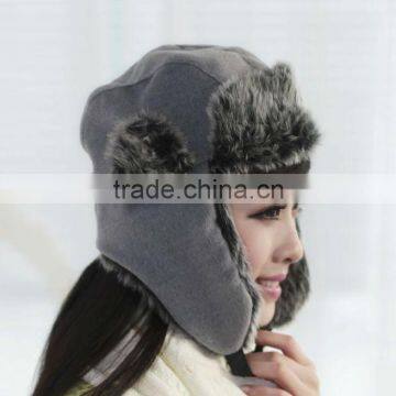 Fashion Windproof Soft & Warm Winter Earflap Faux Fur Hats in Differ Colors photo-4