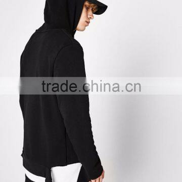 Sweatshirt With Custom Printed Slogan And Hood Mens Pullover Hip Hop Style Sweatshirt 70% Cotton 30% Polyester Main Fabric Hoody photo-3