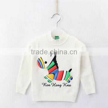 Colorful Horse Print Desgin Baby Boys Modern Sweater photo-3