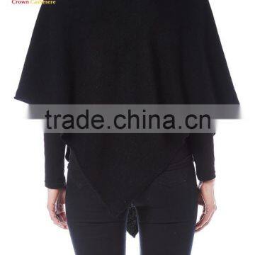 Hot Sale Cashmere Poncho Wrap Wool Pashmina Wrap Poncho photo-3