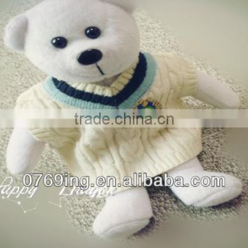 Funny Special Toy Pet Knitting Cloth Cute Striped Animal Knitting Sweater or Coat