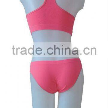 Hot Sale Fashion Fitness Bra Sets Sexy Seamless Woman Underwear Ladies Sport Bra Panties photo-3