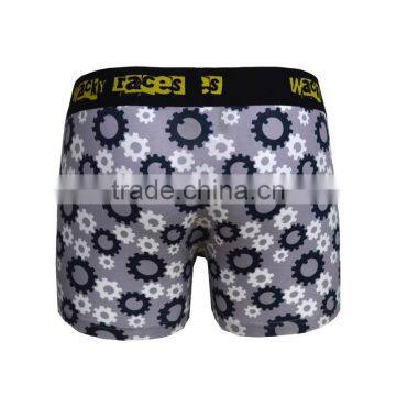 Plastisol Printed Cartoon Men's Spandex Cotton Underwear Boxer Briefs for Man photo-3