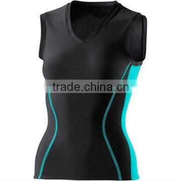 Compression sleeveless tops compression wear