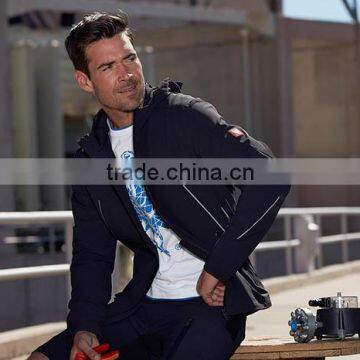 Men's Workwear Winter Softshell Work Jackets With Ling Fleece photo-2